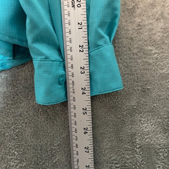 Columbia Women PFG Tamiami II Long Sleeve Vent Snap Pockets Omni Shade Shirt 1X - Picture 12 of 15